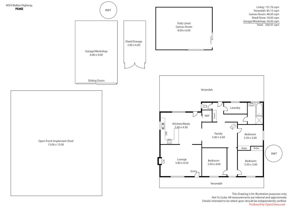 4054 Mallee Highway, Peake, SA, 5301 - Floorplan 1