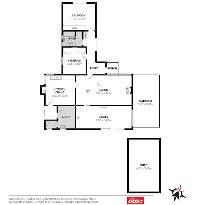 24 Churchill Road, Victor Harbor, SA, 5211 - Floorplan 1