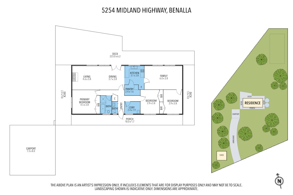 5254 Midland Highway, Benalla, VIC, 3672 - Floorplan 1