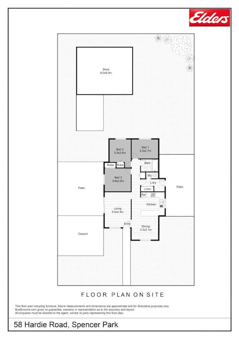 58 Hardie Road, Spencer Park, WA, 6330 - Floorplan 1