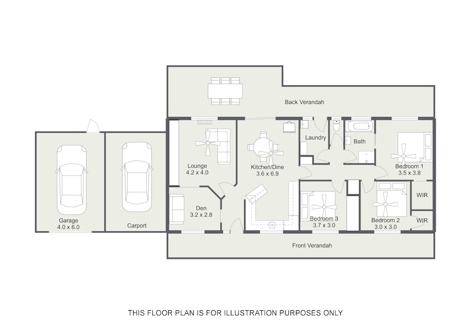 40 Stewart Terrace, Naracoorte, SA, 5271 - Floorplan 1