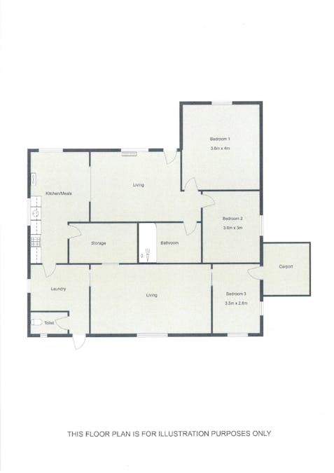 3 Margaret Street, Edenhope, VIC, 3318 - Floorplan 1