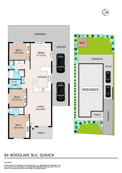 84 Woodlake Boulevard, Durack, NT, 0830 - Floorplan 1