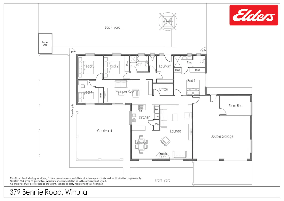 379 Bennie Road, Wirrulla, SA, 5661 - Floorplan 1