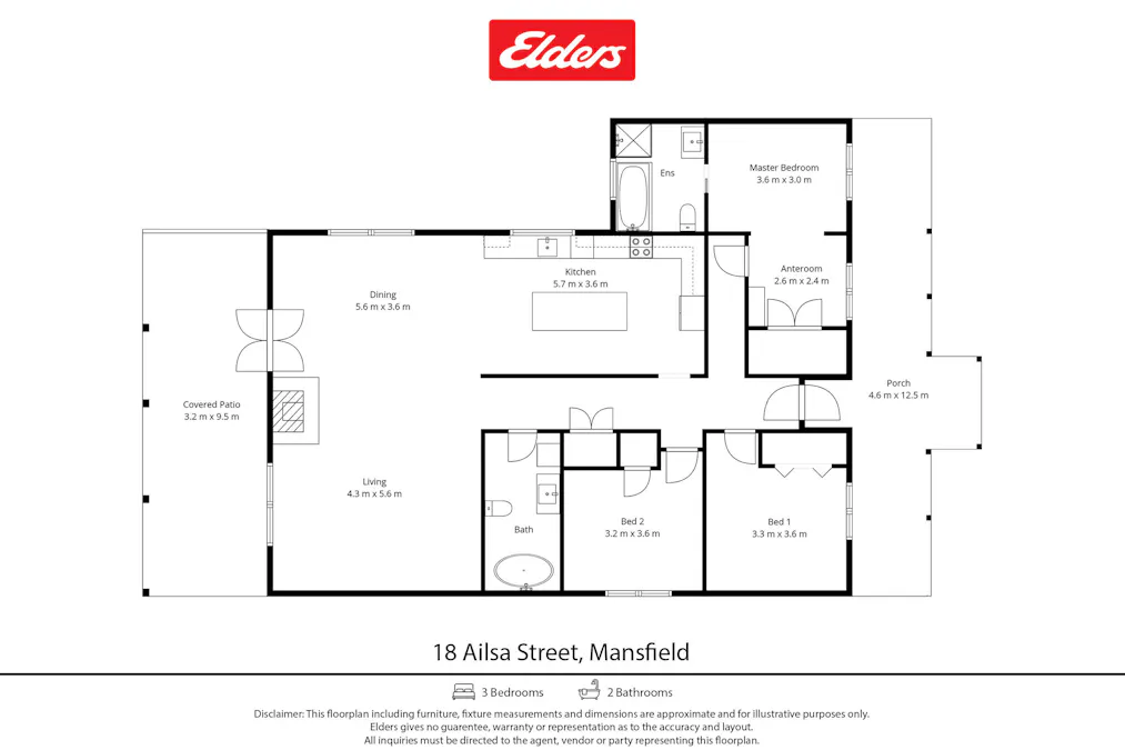 18 Ailsa Street, Mansfield, VIC, 3722 - Floorplan 1