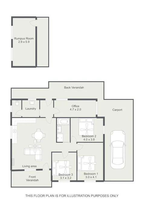 10 Lochiel Avenue, Naracoorte, SA, 5271 - Floorplan 1