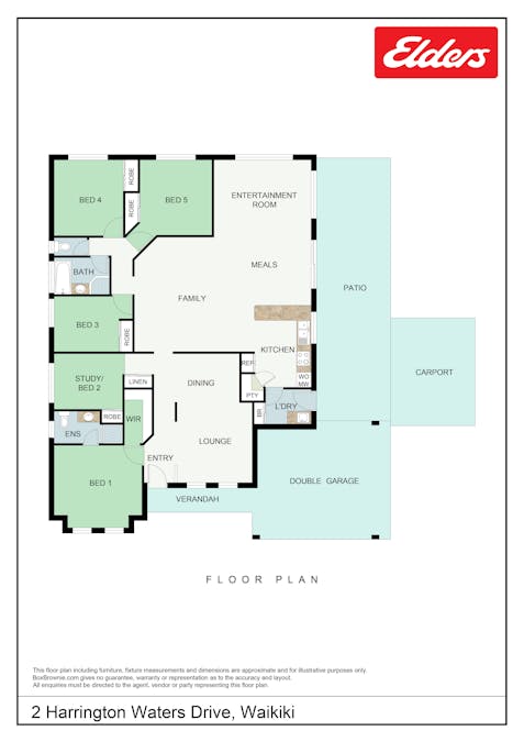 2 Harrington Waters Drive, Waikiki, WA, 6169 - Floorplan 1