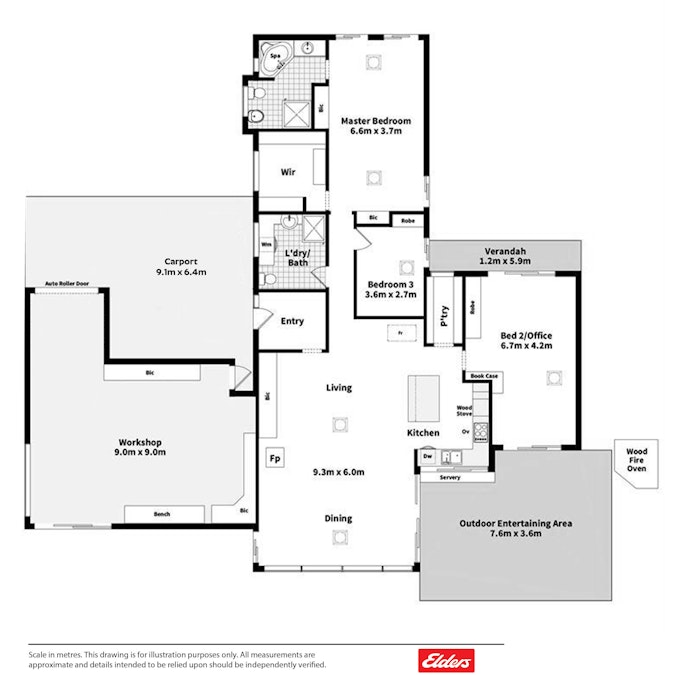 1205 Range Road, Mclaren Flat, SA, 5171 - Floorplan 1