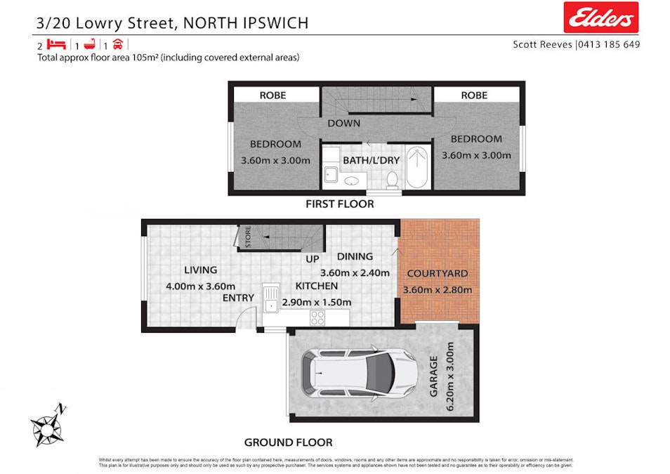 5/20 Lowry Street, North Ipswich, QLD, 4305 - Floorplan 1