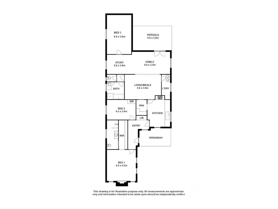 18 White Street, Millicent, SA, 5280 - Floorplan 1
