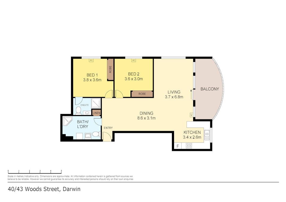 40/43 Woods Street, Darwin City, NT, 0800 - Floorplan 1