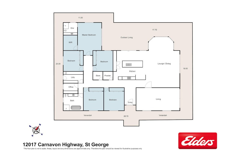 12017 Carnarvon Highway, St George, QLD, 4487 - Floorplan 1