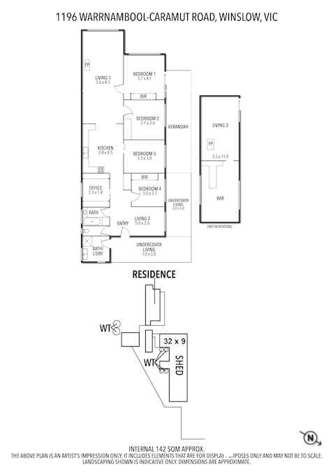 1196 Warrnambool-Caramut Road, Winslow, VIC, 3281 - Floorplan 1