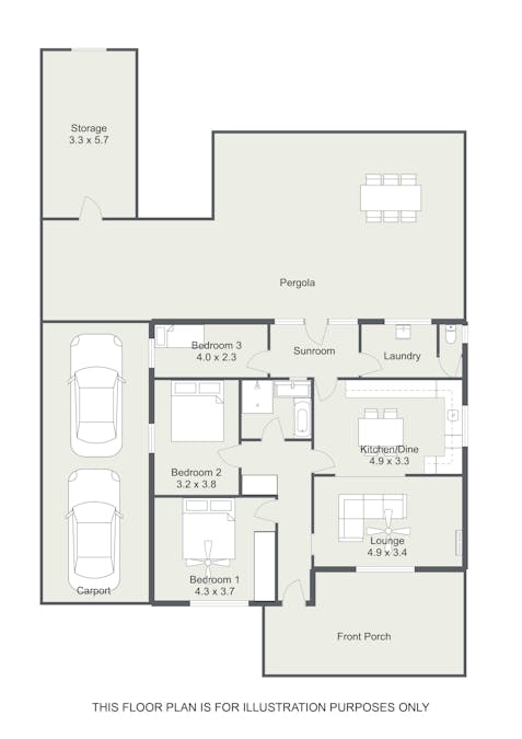 18 McLay Street, Naracoorte, SA, 5271 - Floorplan 1