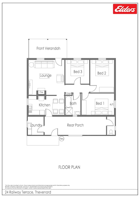 24  Railway Terrace, Thevenard, SA, 5690 - Floorplan 1