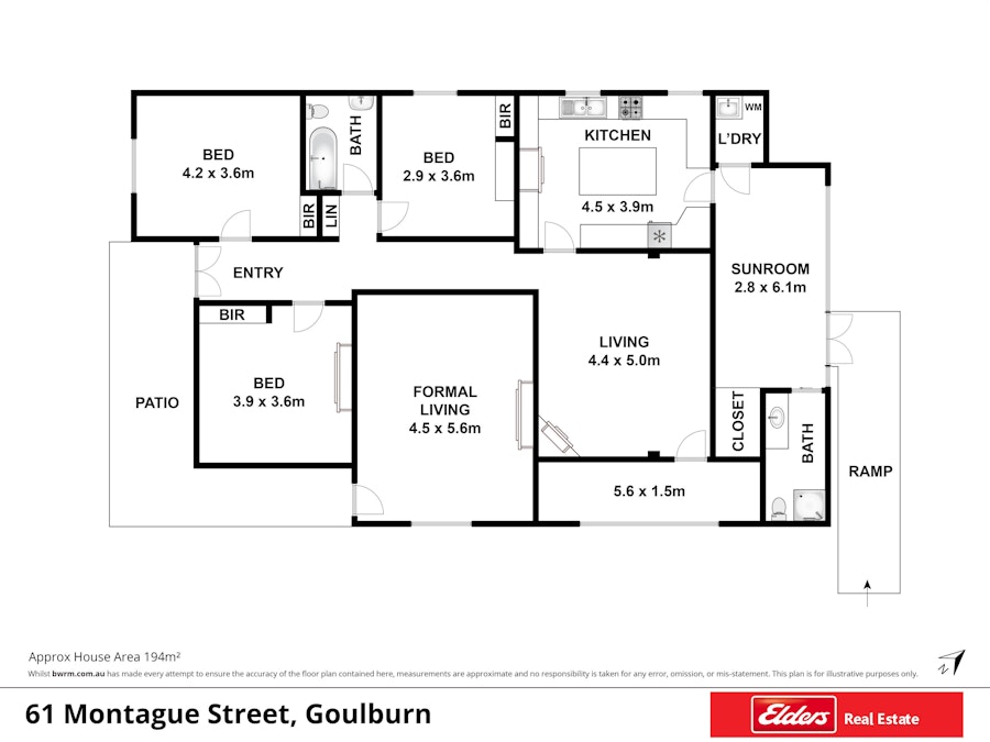 61 Montague Street, Goulburn, NSW, 2580 - Floorplan 1
