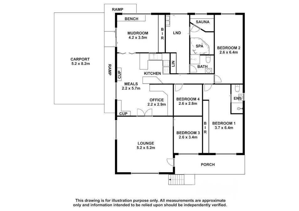 40 Parklands Terrace, Beachport, SA, 5280 - Floorplan 1