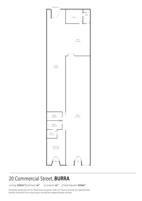 20 Commercial Street, Burra, SA, 5417 - Floorplan 1