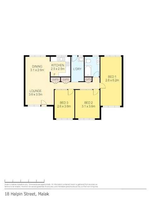 18 Halpin Street, Malak, NT, 0812 - Floorplan 1