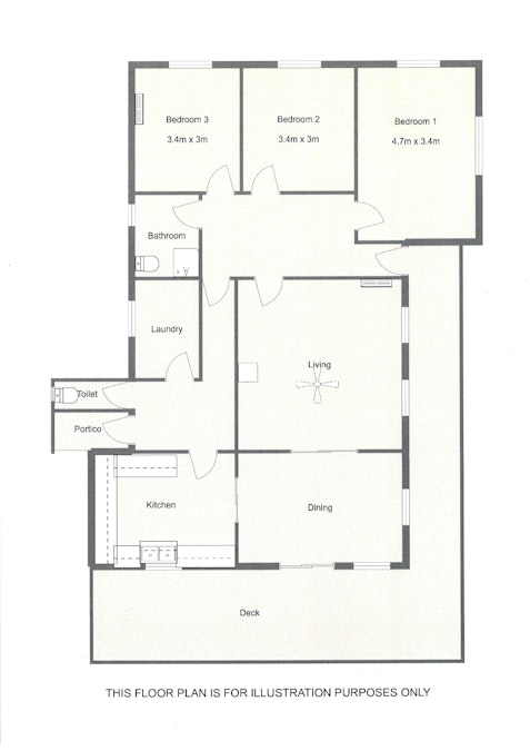 1 Dundas Street, Edenhope, VIC, 3318 - Floorplan 1