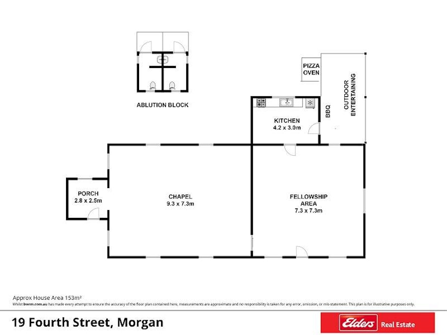 19 Fourth Street, Morgan, SA, 5320 - Floorplan 1