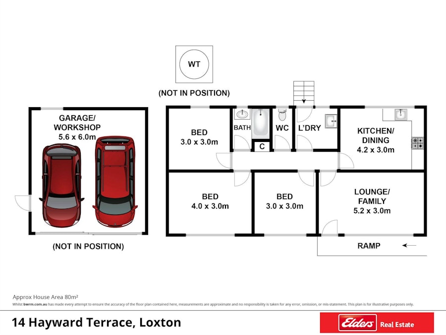 14 Hayward Terrace, Loxton, SA, 5333 - Floorplan 1