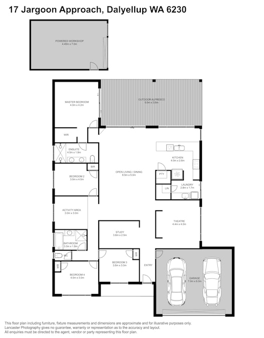 17 Jargoon Approach, Dalyellup, WA, 6230 - Floorplan 1