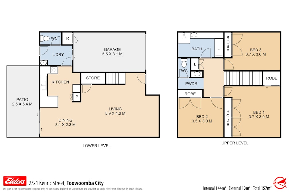 2/21 Kenric Street, Toowoomba City, QLD, 4350 - Floorplan 1