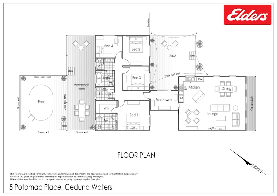 5 Potomac Place, Ceduna Waters, SA, 5690 - Floorplan 1