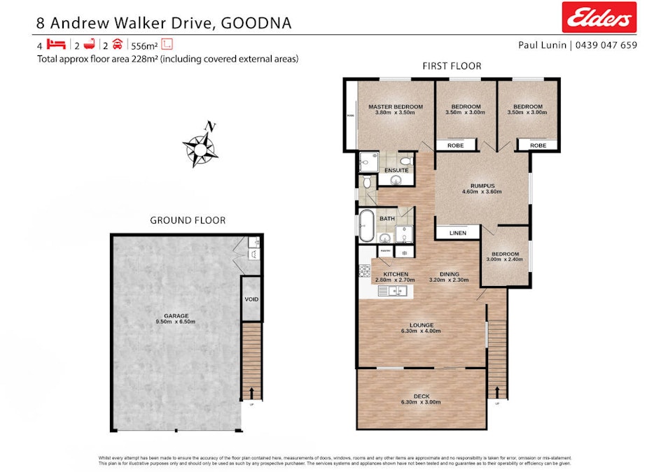 8 Andrew Walker Drive, Goodna, QLD, 4300 - Floorplan 1
