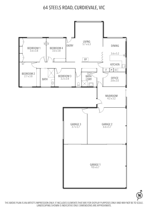 64 Steeles Road, Curdievale, VIC, 3268 - Floorplan 1