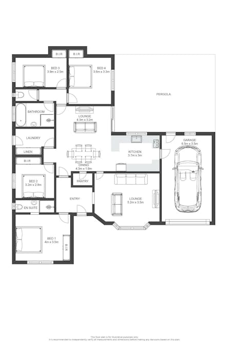 4 Casuarina Court, Mount Gambier, SA, 5290 - Floorplan 1