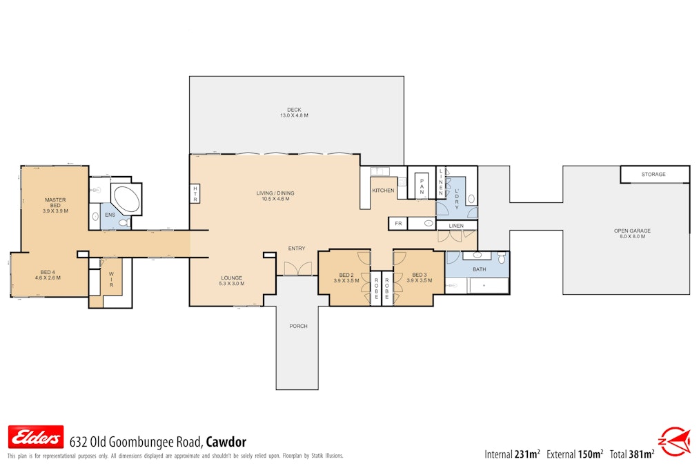 632 Old Goombungee Road, Highfields, QLD, 4352 - Floorplan 1