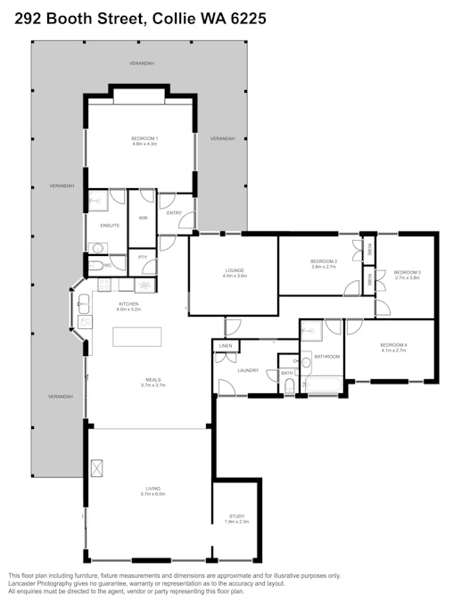 292 Booth Street, Collie, WA, 6225 - Floorplan 1