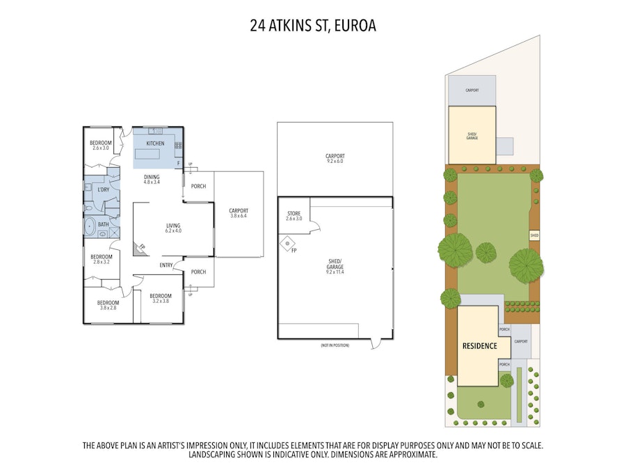 24 Atkins Street, Euroa, VIC, 3666 - Floorplan 1
