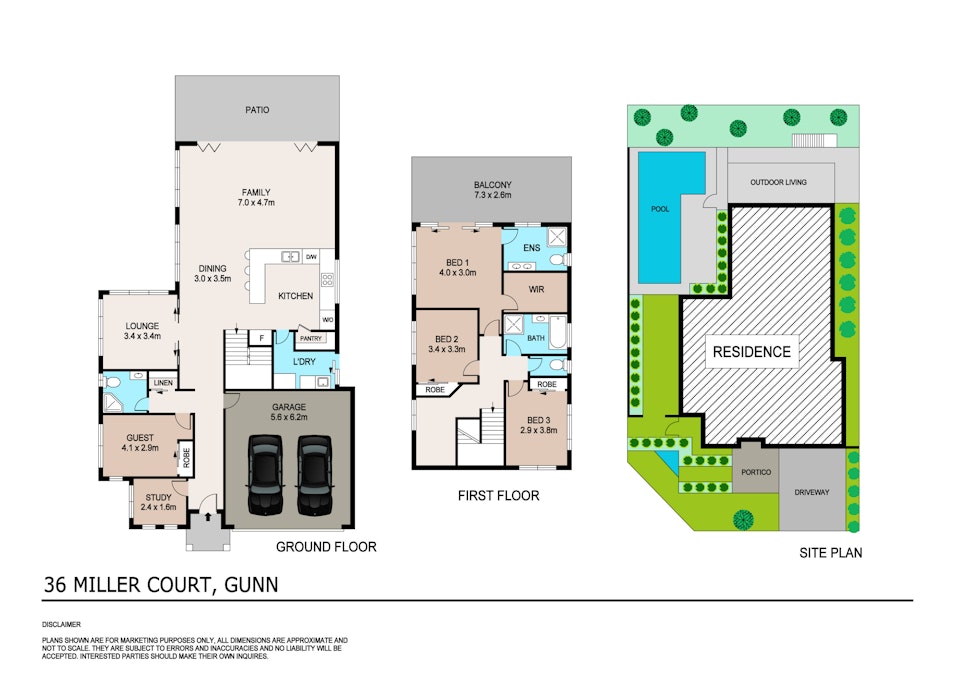 36 Miller Court, Gunn, NT, 0832 - Floorplan 1