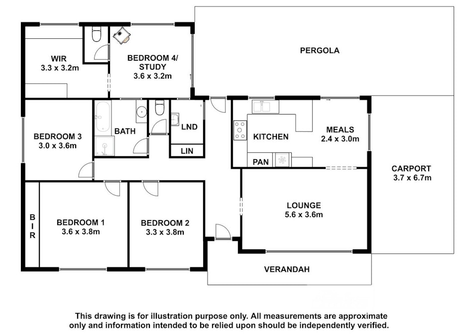 102 Ruff Rock Road, Millicent, SA, 5280 - Floorplan 1