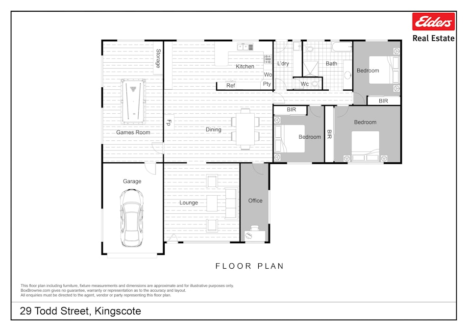 29 Todd Street, Kingscote, SA, 5223 - Floorplan 1