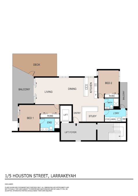 1/5 Houston Street, Larrakeyah, NT, 0820 - Floorplan 1