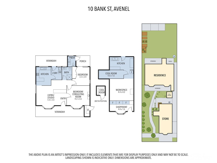 10 Bank Street, Avenel, VIC, 3664 - Floorplan 1