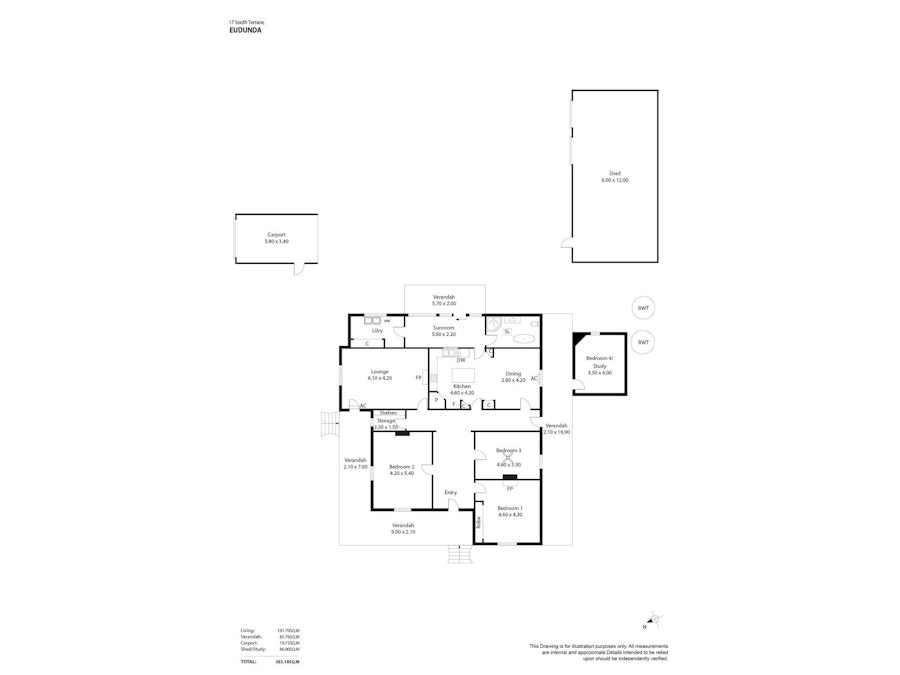 17 South Terrace, Eudunda, SA, 5374 - Floorplan 1