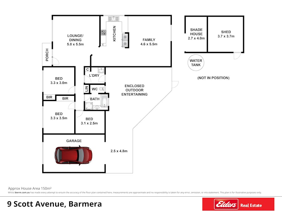9 Scott Avenue, Barmera, SA, 5345 - Floorplan 1