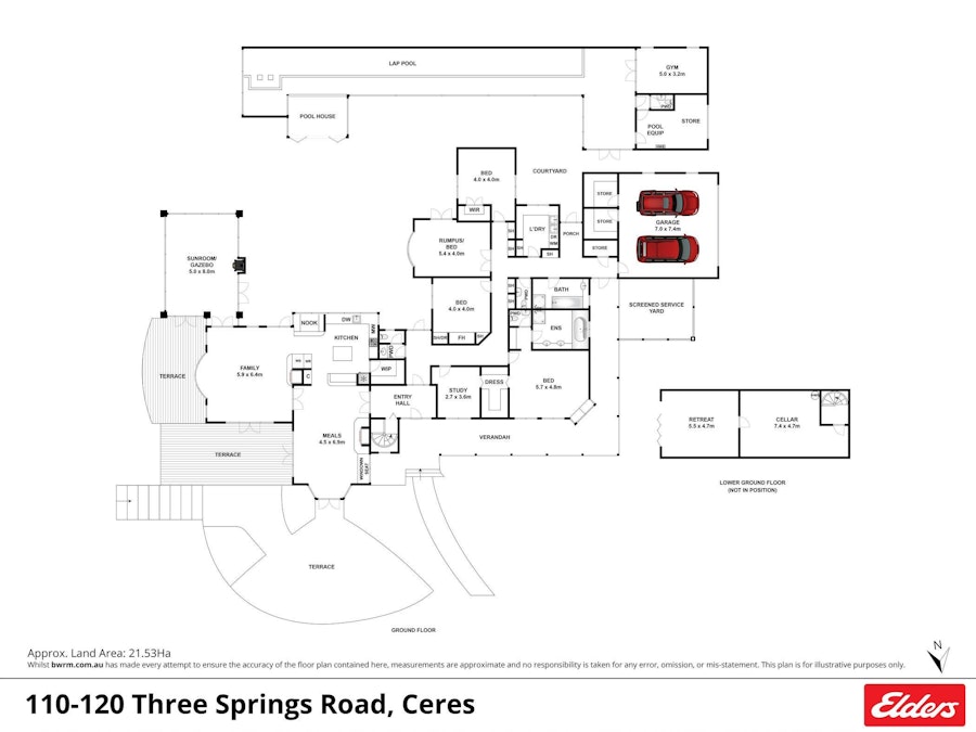 110 & 120 Three Springs Road, Ceres, VIC, 3221 - Floorplan 1