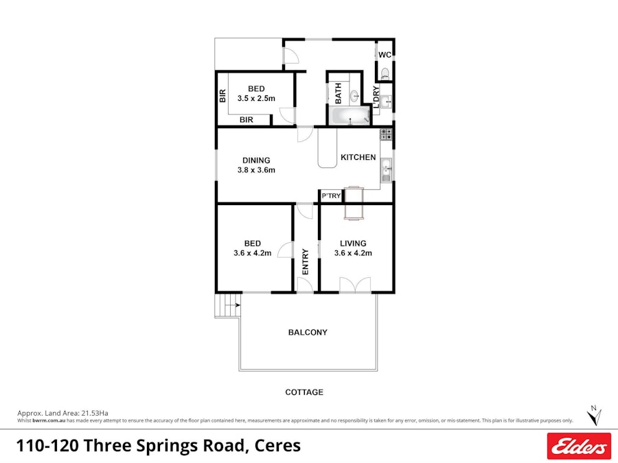110 & 120 Three Springs Road, Ceres, VIC, 3221 - Floorplan 2