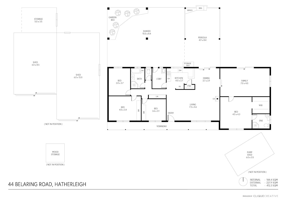 44 Belaring Road, Hatherleigh, SA, 5280 - Floorplan 1