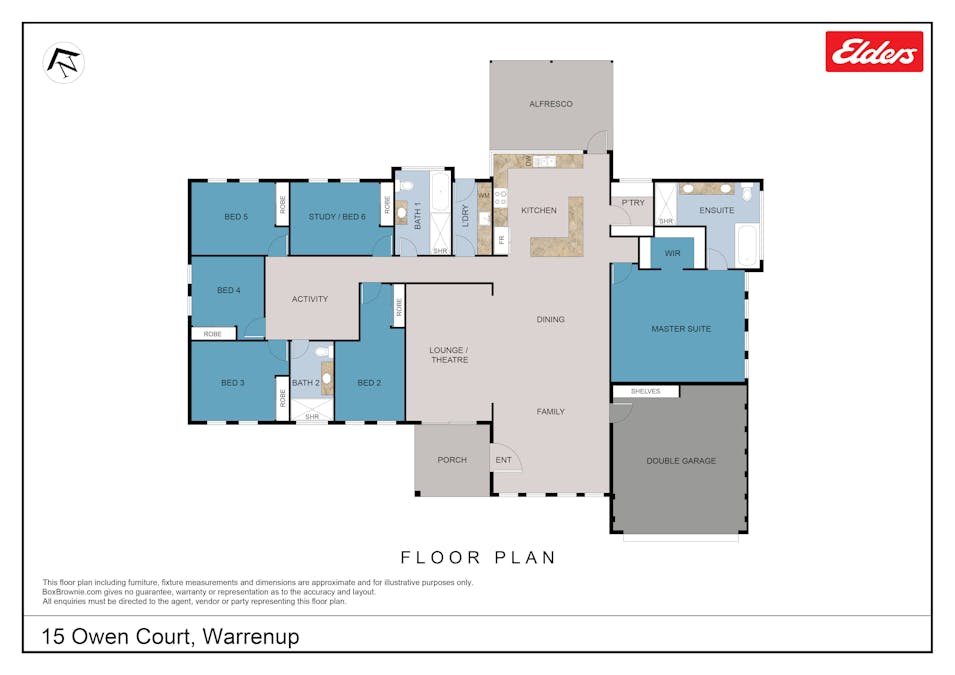 15 Owen Court, Warrenup, WA, 6330 - Floorplan 1
