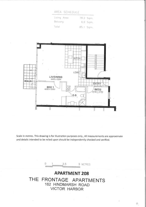 208/162 Hindmarsh Road, Victor Harbor, SA, 5211 - Floorplan 1