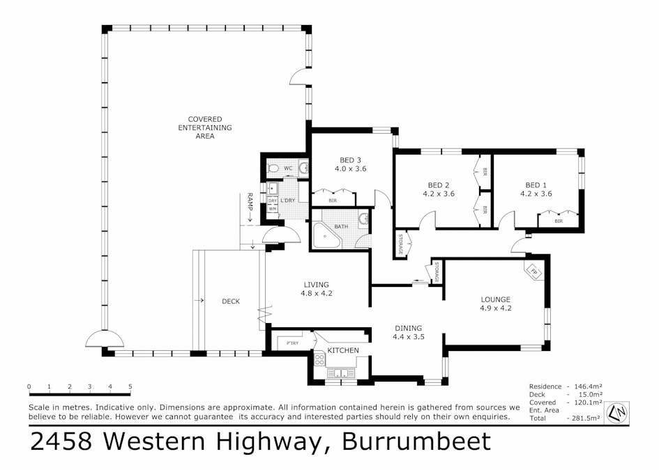 2458 Western Highway, Burrumbeet, VIC, 3352 - Floorplan 1