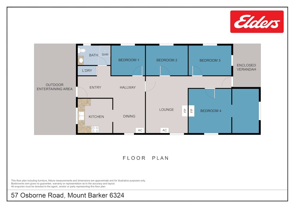 57 Osborne Road, Mount Barker, WA, 6324 - Floorplan 1