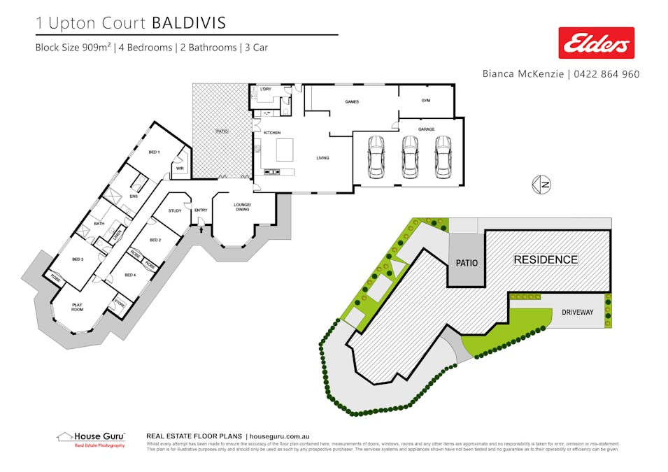 1 Upton Court, Baldivis, WA, 6171 - Floorplan 1
